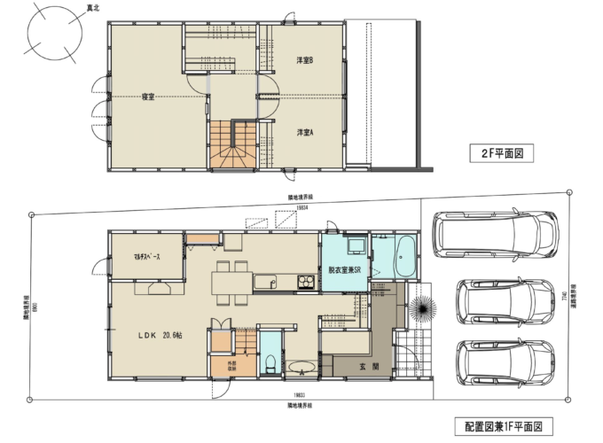 玉鉾２丁目　未入居モデルハウス①号棟